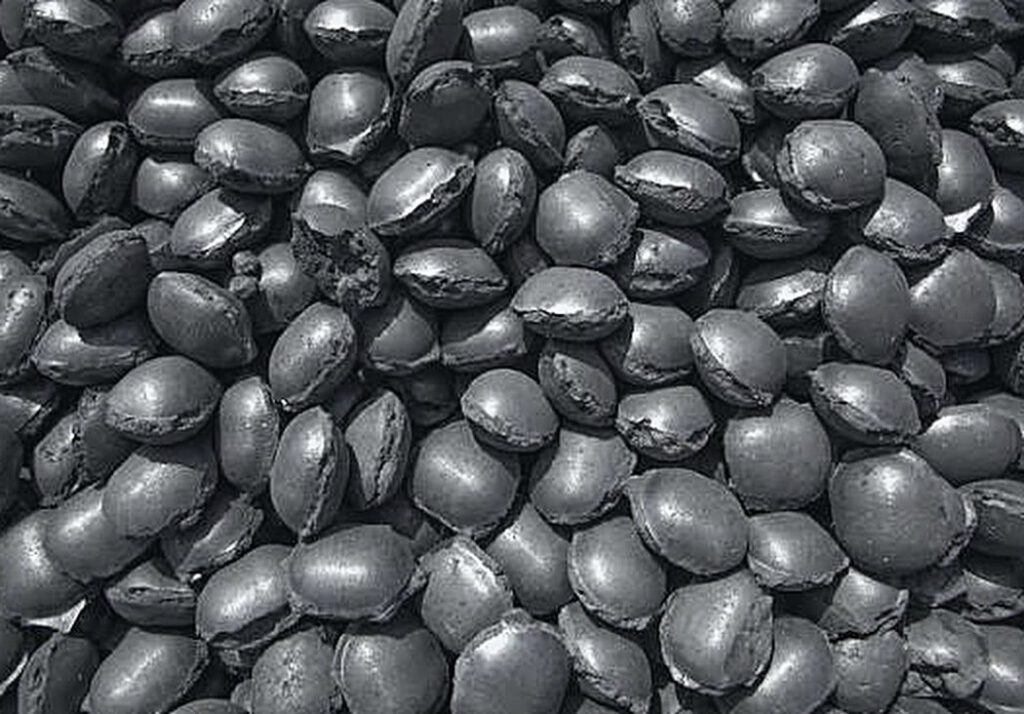 Sağlanan ürün kataloğundaki yastık biçimli DRI briketleri